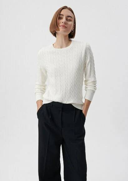 Resim Mavi Bisiklet Yaka Kadın Kazak M1710341-70057