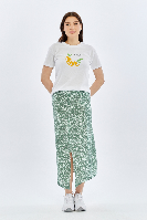 Resim Viole&More Kadın Etek 1293-Kadın Önden Yırtmaçlı