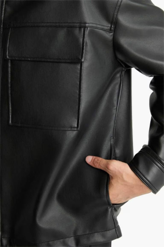 Resim Defacto Erkek Deri Mont ve Ceket Y4461AZ/BK27