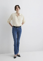 Resim Mavi Mona Kadın Jean Pantolon M1049784195