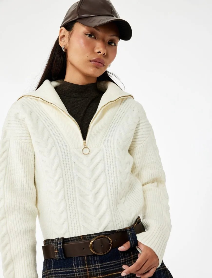 Resim Koton Kadın Kazak 6WAL90115HT