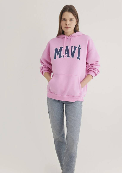 Resim Mavi Logo Kadın Sweat M1600361-71038