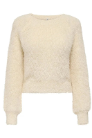 Resim Only Onllulu Ls Rib Short O-Neck Cc Knt Kadın Kazak 15350650