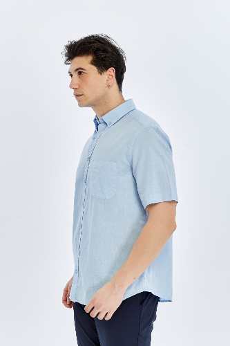 Resim Süvari Cotton Regular Erkek Kısa Kol Gömlek SGM2017700010