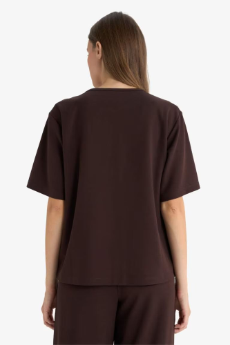 Resim Defacto Kadın T-shirt E9894AX/BN539