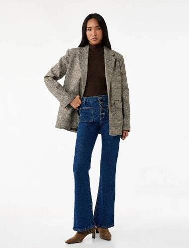 Resim Koton Kadın Jean Pantolon 6WAL40163MD