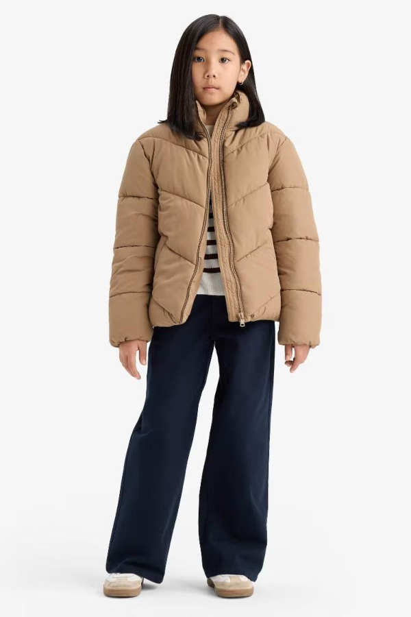 Resim Defacto Kız Çocuk  Mont C5391A8/BN296