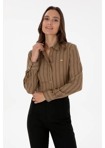 Resim 2239969 Gruss U.S Polo Assn. Kadın Uzun Kol Gömlek