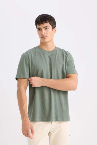 Resim Defacto Erkek  T-shirt V7699AZ/GN470