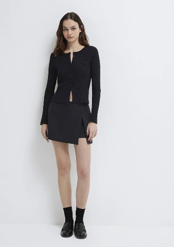 Resim Mavi Kadın Kot&Kanvas Şort M1410249-900