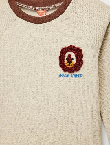 Resim Koton Erkek Bebek Sweat 6WMB10175TK