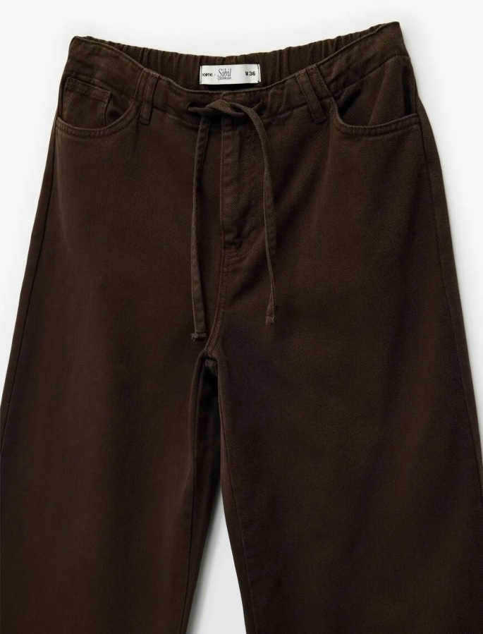 Resim Koton Kadın Kanvas Pantolon 6WAL40046MW