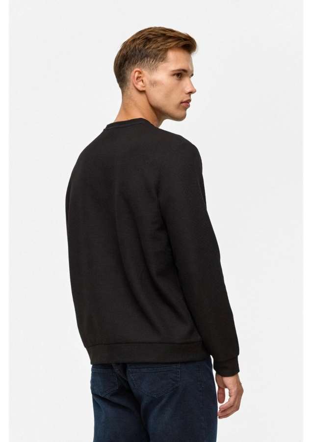 Resim SW2013700006 O Yaka Waffle Erkek Sweat