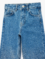 Resim Koton Kız Çocuk Jean Pantolon 6SKG40022AD