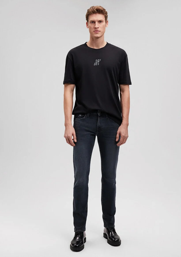 Resim Mavi Jake Erkek Jean Pantolon M0042286535