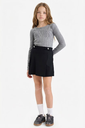 Resim Defacto Kız Çocuk Etek G7717A8/BK27