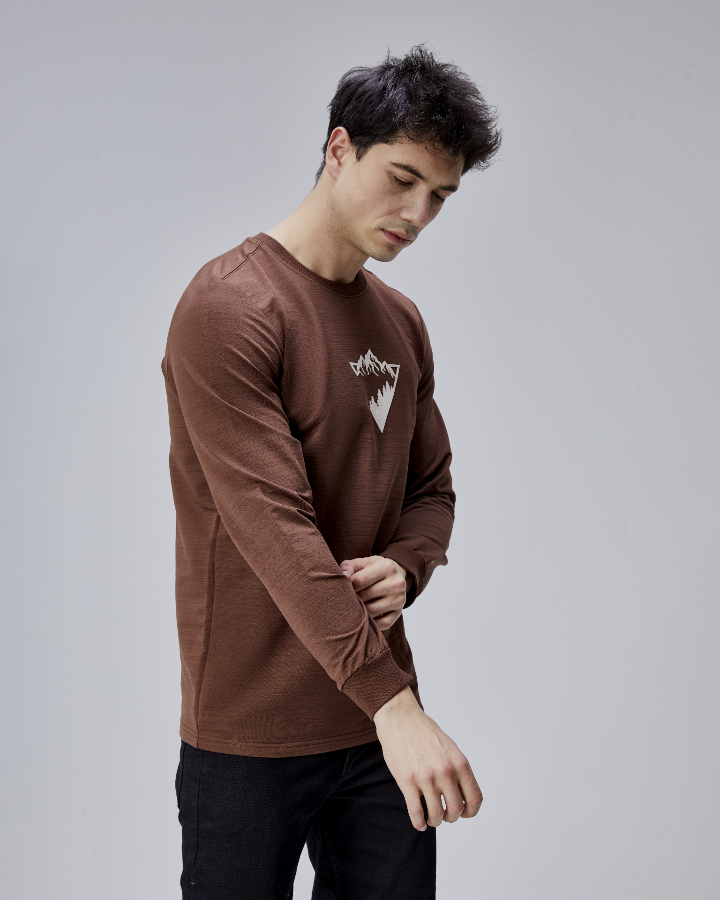 Resim Paul&More Erkek Sweat Manzara Baskı O Yaka