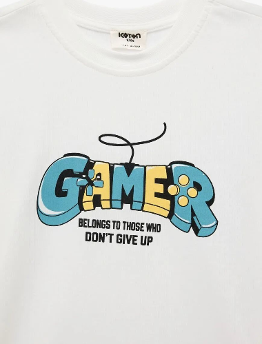 Resim Koton Erkek Çocuk T-shirt 6SKB10576TK