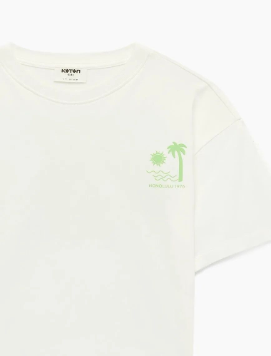 Resim Koton Kız Çocuk T-shirt 6SKG10151AK