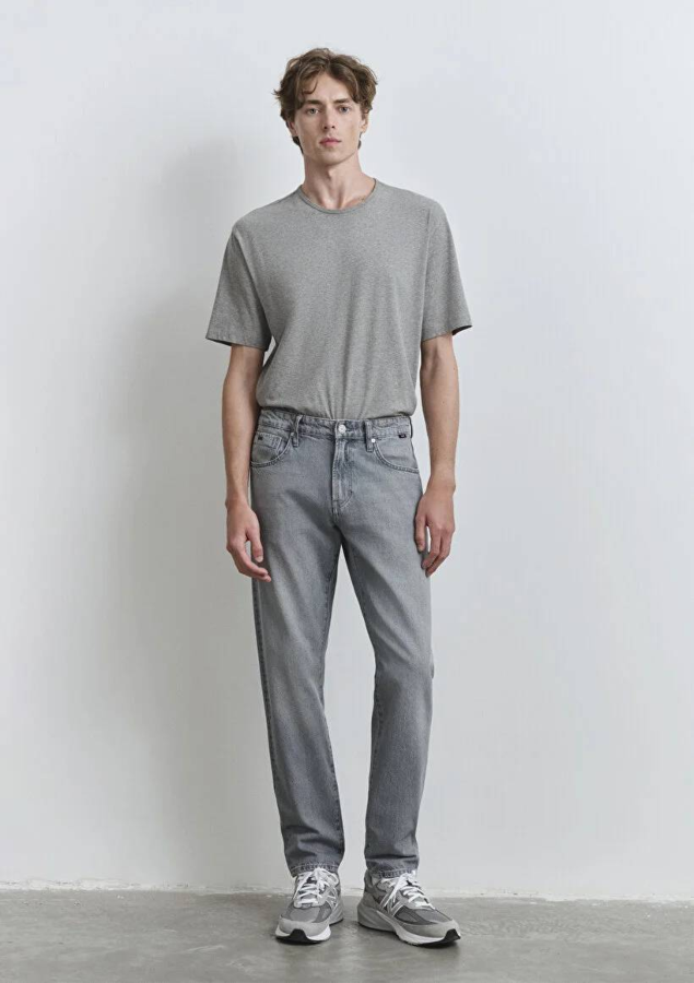 Resim Mavi Tapered Erkek Jean Pantolon M0010172-89658