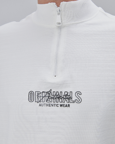 Resim Paul&More Erkek Sweat Originals Yarım Fermuarlı