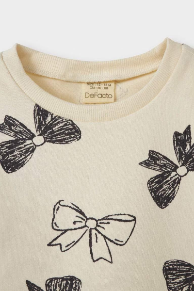 Resim Defacto Kız Bebek  Sweat Takım F0508A5/ER99