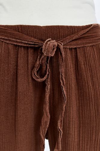 Resim Viole&More Kadın Kanvas Pantolon Yk10 Müslin