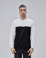 Resim Paul&More Erkek Sweat O Yaka Göğüs Garnili Parçalı