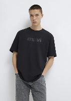 Resim Mavi Erkek Mavi Logo T-Shirt M0611807-900