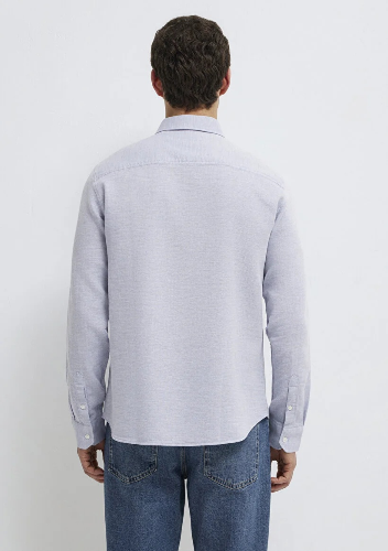 Resim Mavi Erkek Uzun Kol Gömlek M0211913-70813