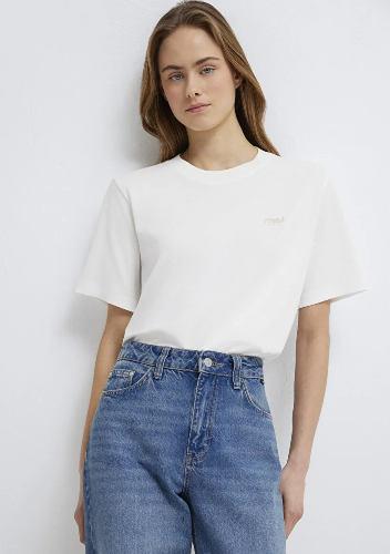 Resim Mavi Kadın T-shirt M1613804-80194