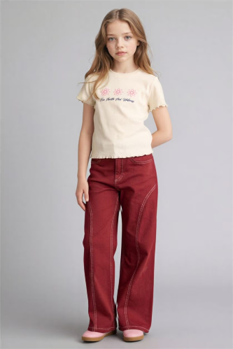 Resim Defacto Kız Çocuk T-shirt B6689A8/ER98