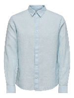 Resim Only & Sons Onscaiden Life Ls Solid Linen Shirt Noos Erkek Gömlek 22012321