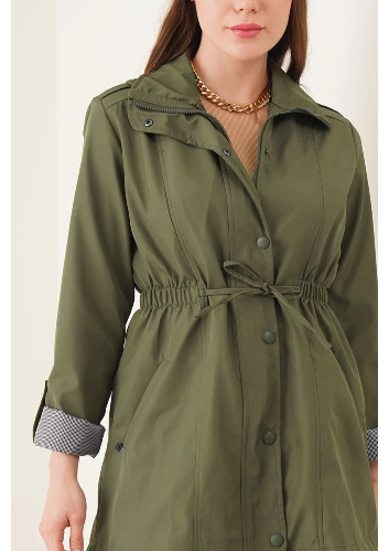 Resim Yenikoza Kadın Pardesü / Trençkot