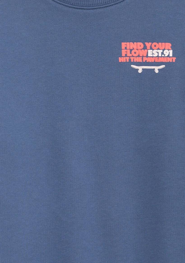 Resim Mavi Find Your Erkek Çocuk Sweat M6S10128-86702