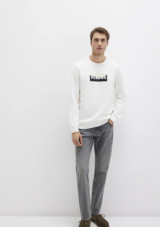 Resim Mavi Erkek Sweatshirt M0S10203-70057
