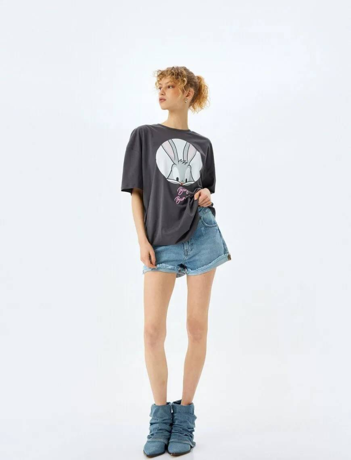 Resim Koton Kadın T-shirt 5SAL10266IK