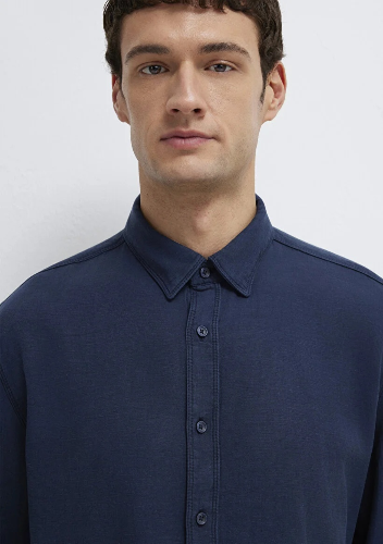 Resim Mavi Erkek Uzun Kol Gömlek M0211482-70490