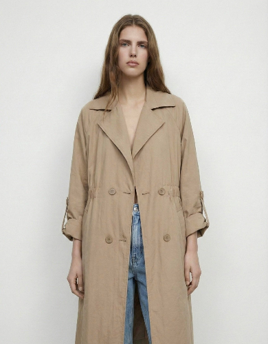 Resim QUZU Kadın Pardesü / Trençkot