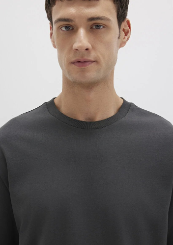 Resim Mavi Erkek T-shirt M0611924-70092