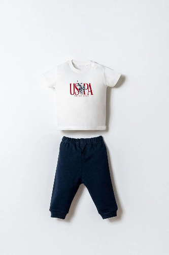 Resim U.S. Polo Assn Bebek Erkek Bebek Sweat Takım Usb2909
