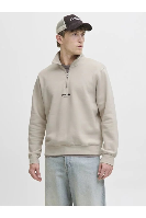 Resim Jack & Jones Jjesoho Sweat Quarter Zip Hn Noos Erkek Sweat 12278793