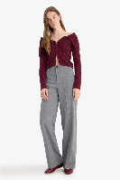 Resim Defacto Kadın Kanvas Pantolon F6214AX/GR394