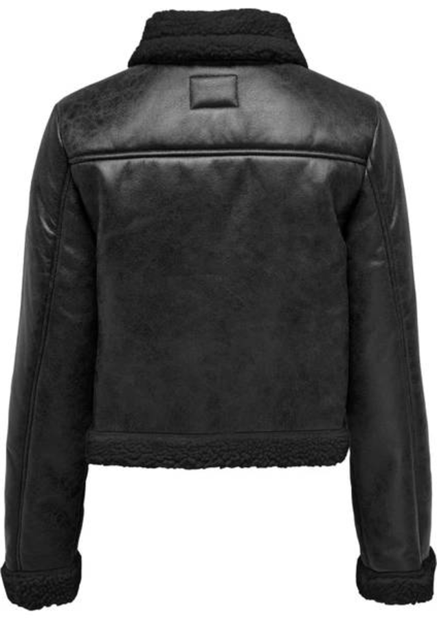 Resim Only Onlbetty Bonded Zıp Jacket Cc Otw Deri Mont ve Ceket 15322046
