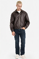 Resim Defacto Erkek Deri Mont G0193AX/BN339