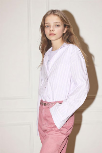 Resim Defacto Kız Çocuk Uzun Kol Gömlek G7384A8/PR77