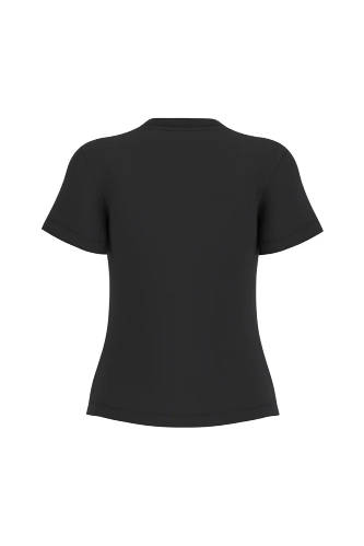 Resim Guess Athleisure  Kadın  T-shirt V5GI10K9RM1-JBLK Narcıso Cn T-Shırt