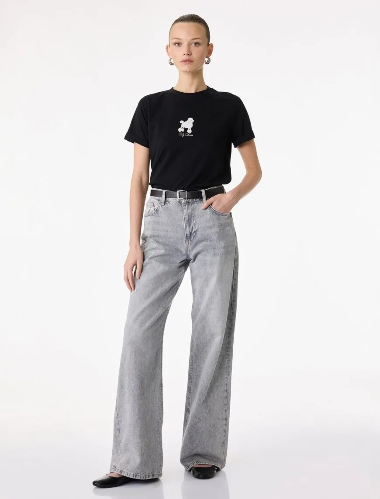 Resim Koton Kadın T-shirt 6SAK50104EK