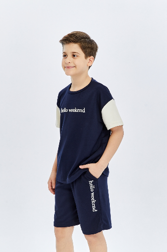 Resim Yenikoza Erkek Çocuk Şort Takım