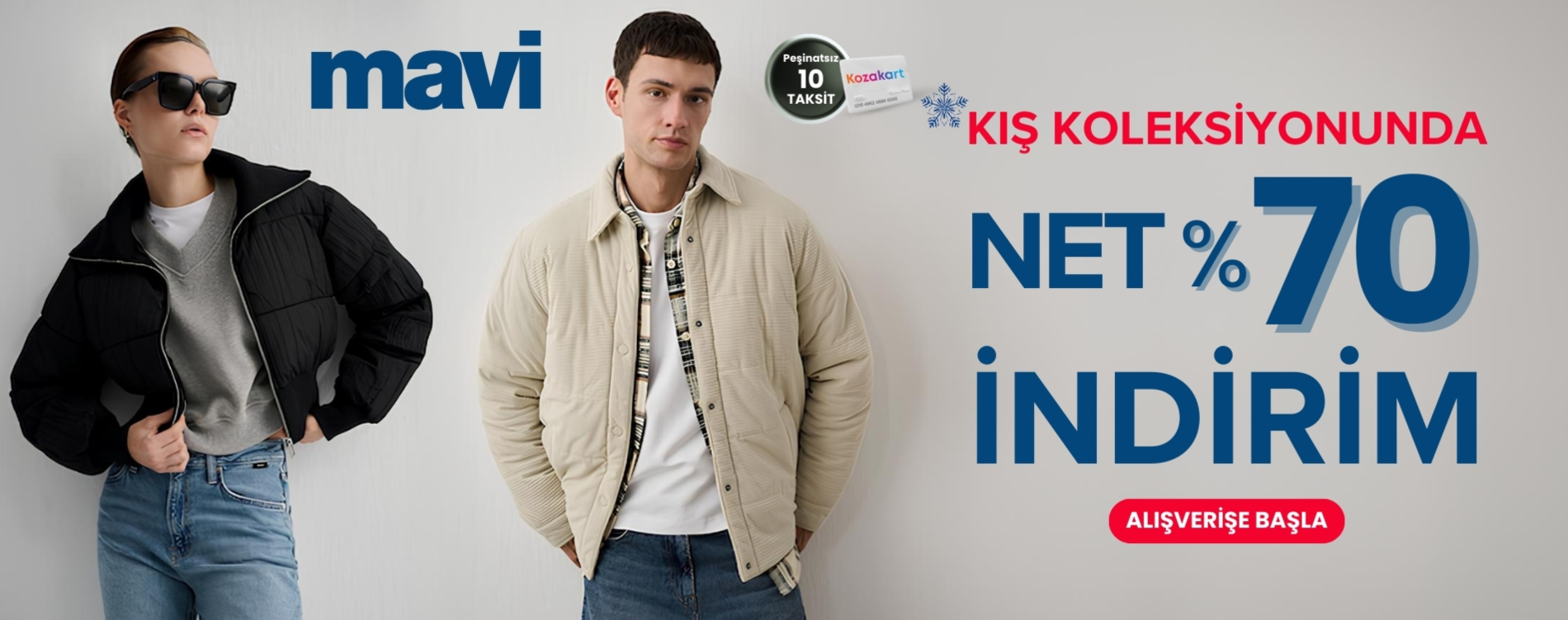 Mavi Kış Koleksiyonu İndirimi WEB